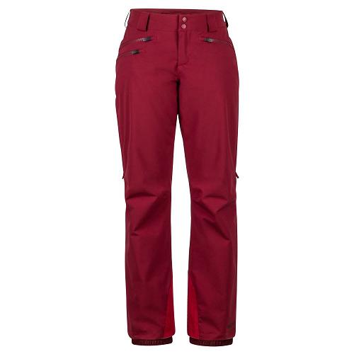 Marmot Ski Pants Dark Red NZ - Slopestar Pants Womens NZ5926047